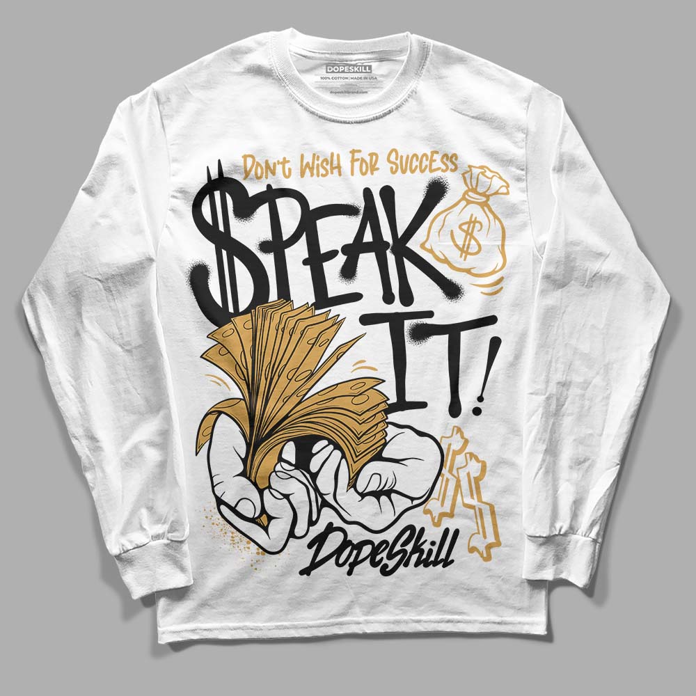 Gratitude 11s superstreetwear Long Sleeve T-Shirt Speak It Graphic