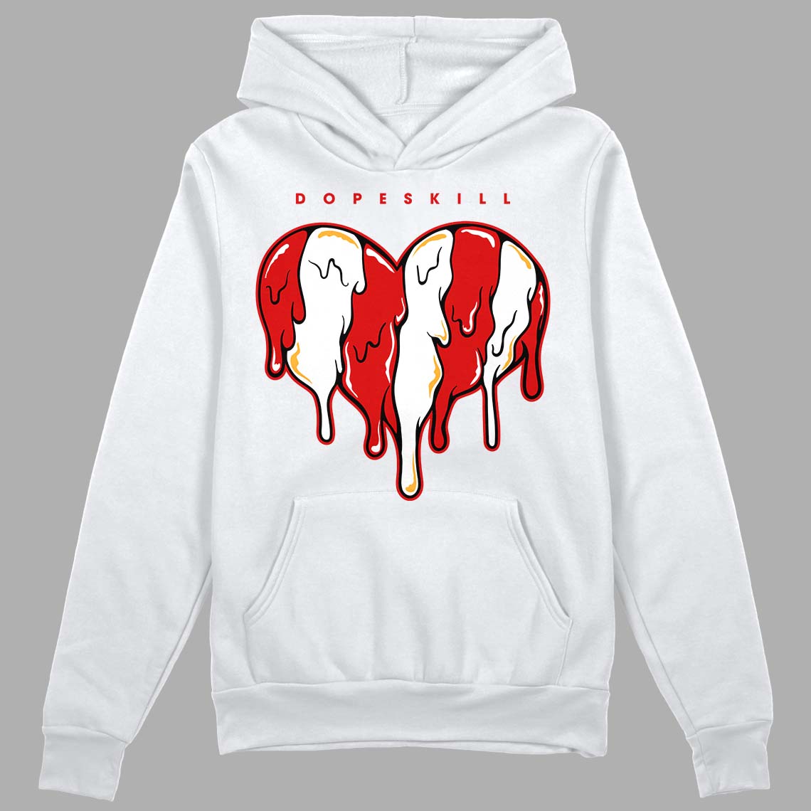 Dunk Low Gym Red superstreetwear Hoodie Sweatshirt Slime Drip Heart Graphic