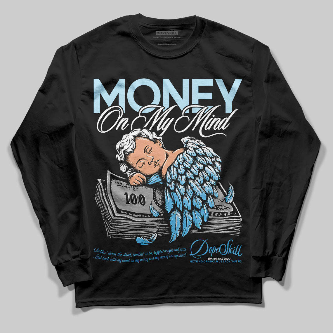 Legend Blue 11s superstreetwear Long Sleeve T-Shirt MOMM Graphic