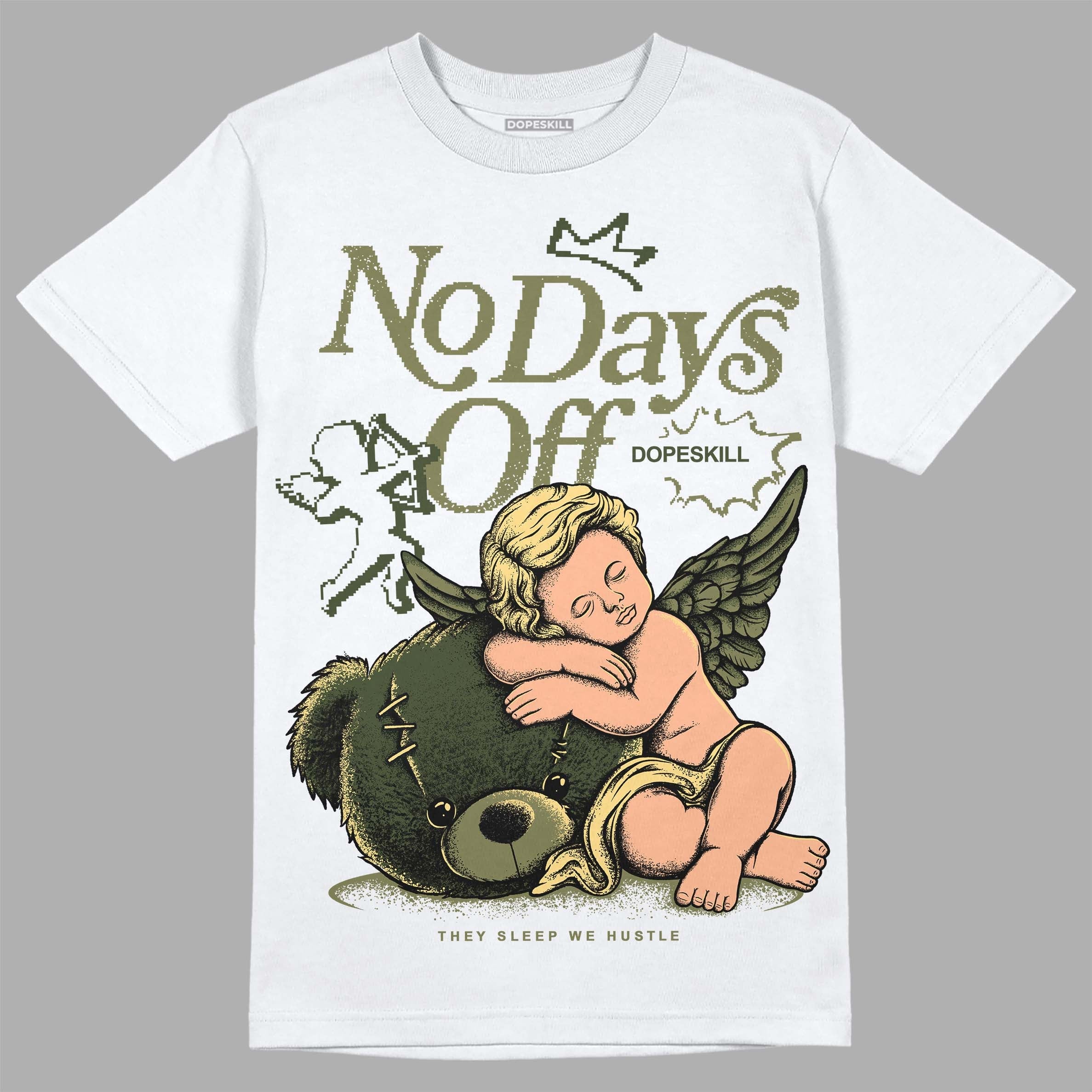 Craft Olive 4s superstreetwear T-Shirt New No Days Off Graphic