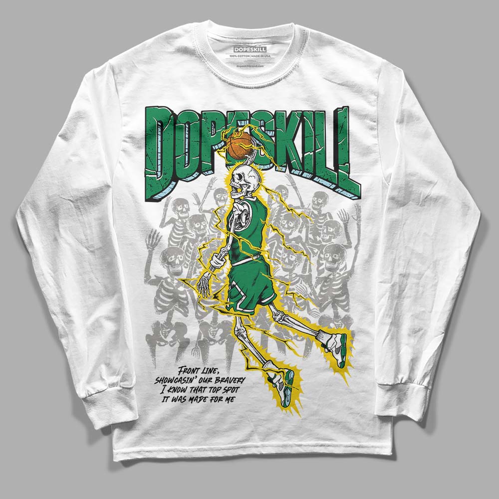 Lucky Green 5s superstreetwear Long Sleeve T-Shirt Thunder Dunk Graphic