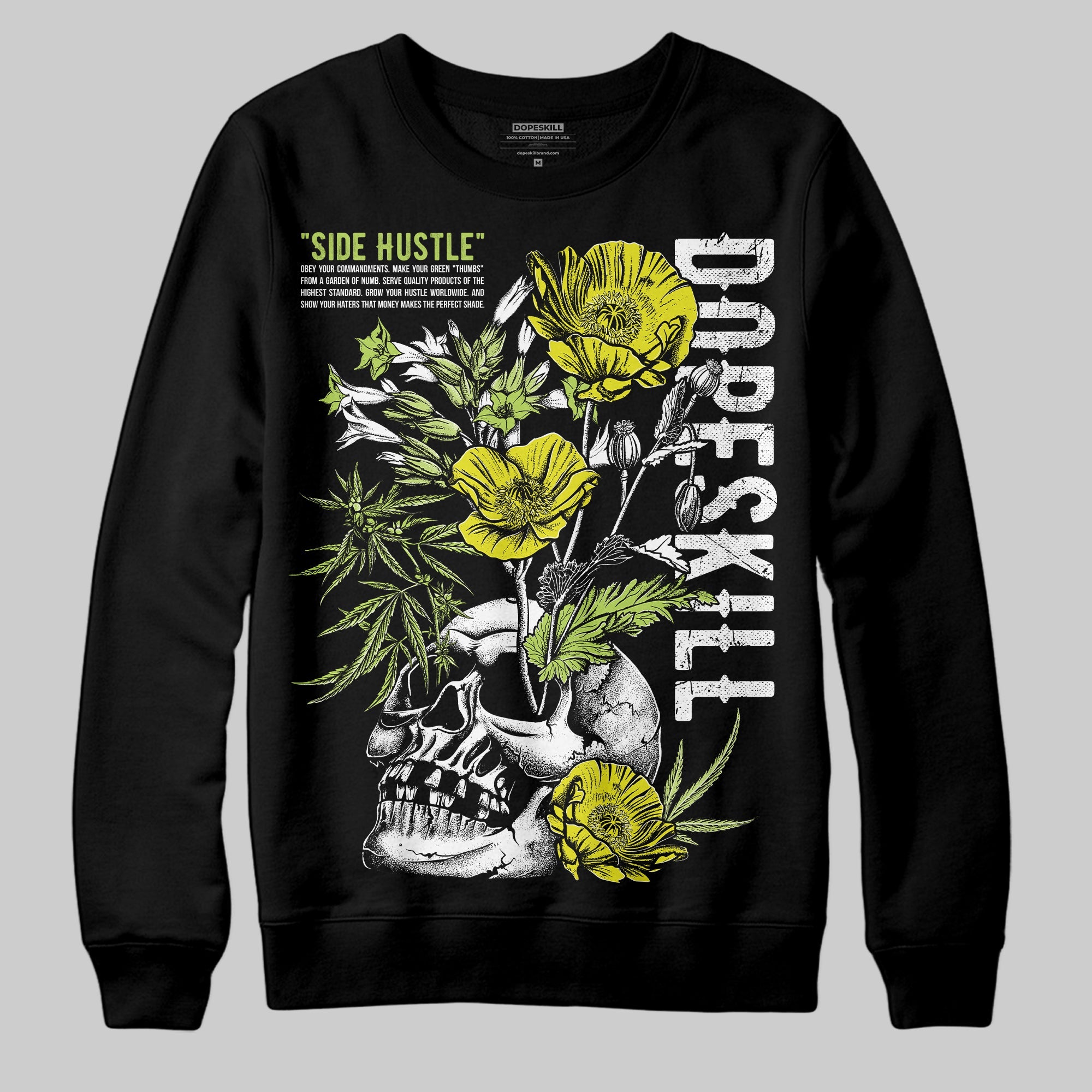 Bright Cactus 13s superstreetwear Sweatshirt Side Hustle Graphic