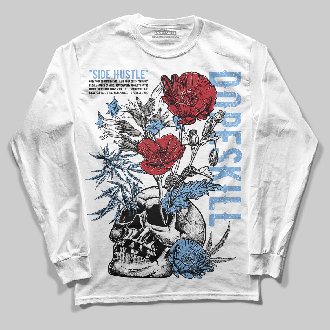 Melo 12s superstreetwear Long Sleeve T-Shirt Side Hustle Graphic