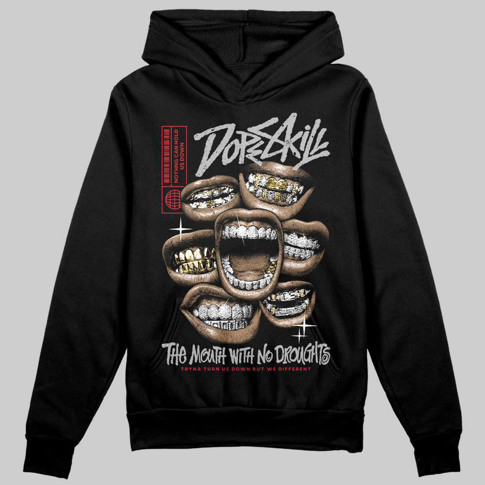 Black Cement 3s superstreetwear Hoodie Sweatshirt The Mouth With No Droughts Graphic