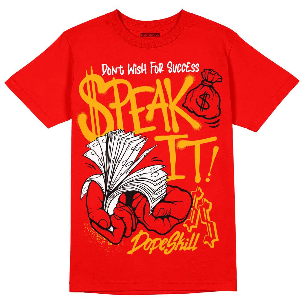 Red Collection superstreetwear Red T-shirt Speak It Graphic