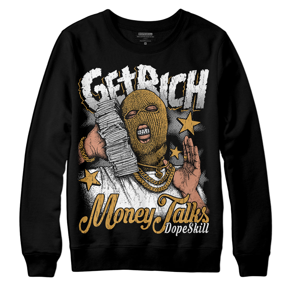 Gratitude 11s superstreetwear Sweatshirt Get Rich Graphic