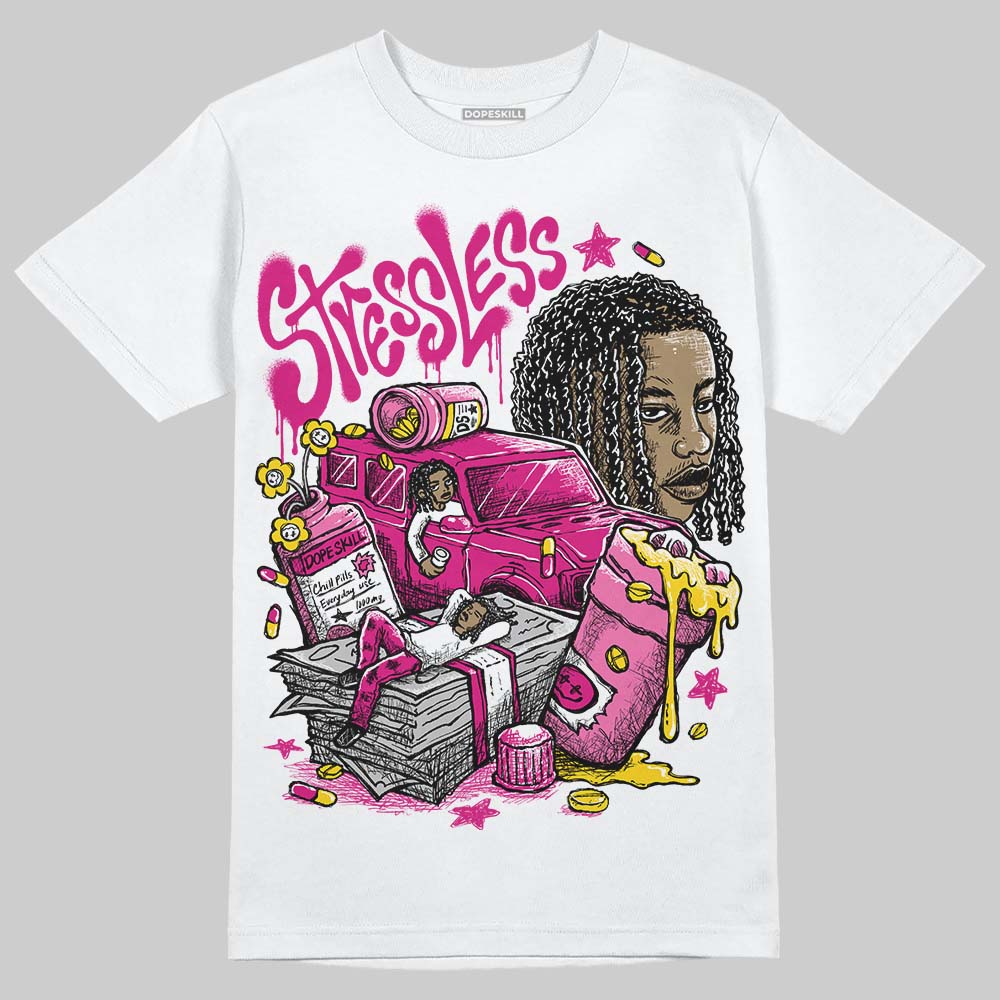 Rick RO Pink Leather Sneakers superstreetwear T-Shirt Stressless Graphic
