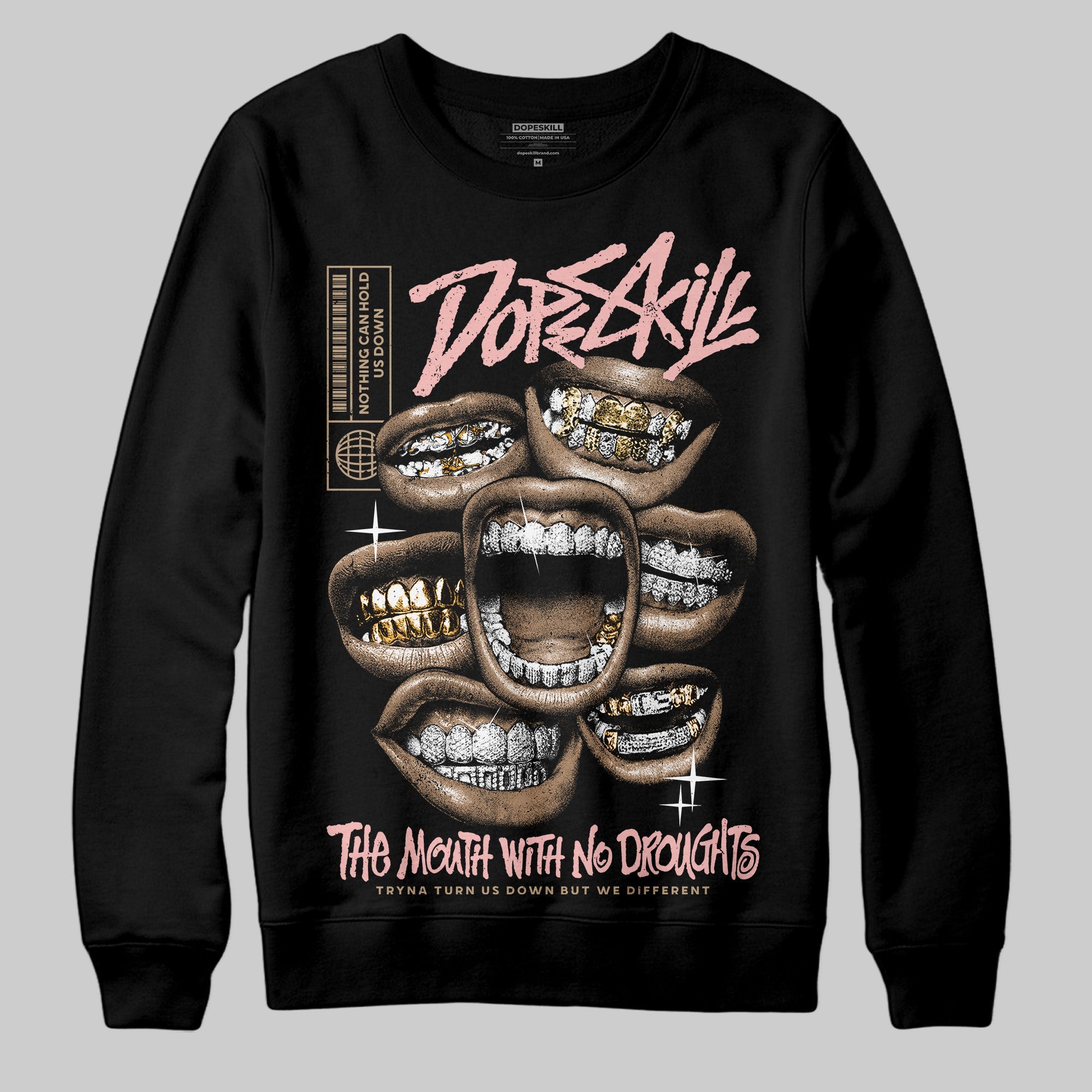 AIR FORCE 1 LINEN superstreetwear Sweatshirt The Mouth With No Droughts Graphic