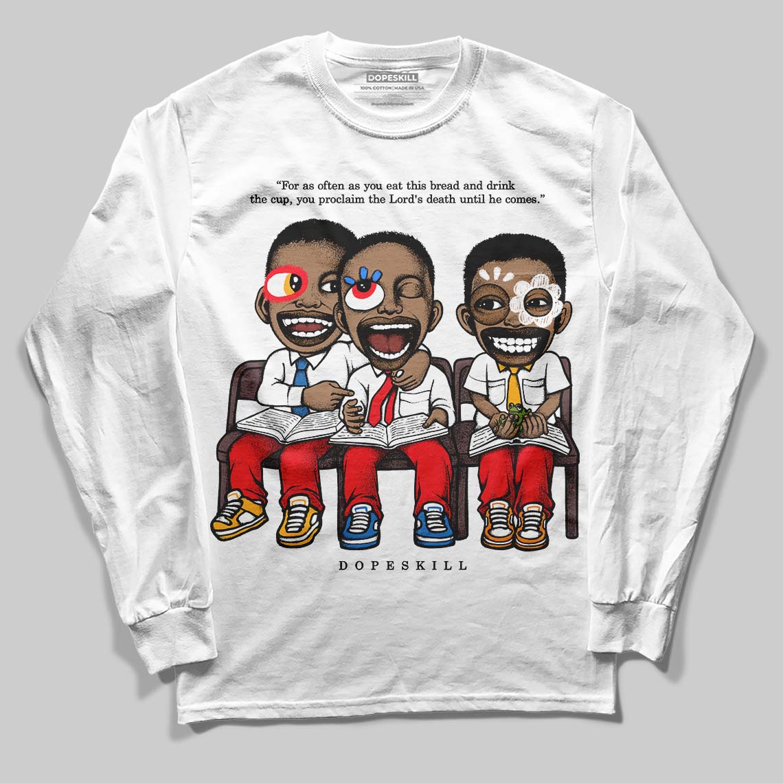 Red Collection superstreetwear Long Sleeve T-Shirt First Sunday Graphic