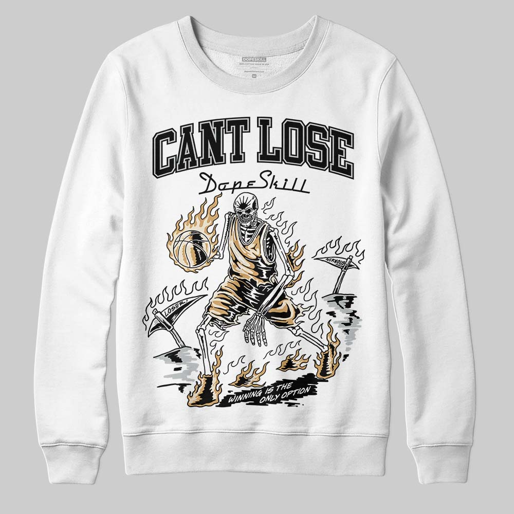 Reverse Metallic 5s superstreetwear Sweatshirt Cant Lose Graphic