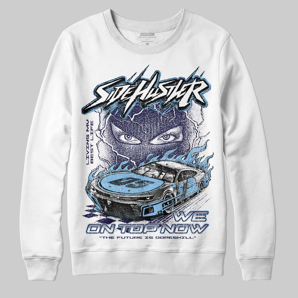 University Blue Collection superstreetwear Sweatshirt New Side Hustler Graphic