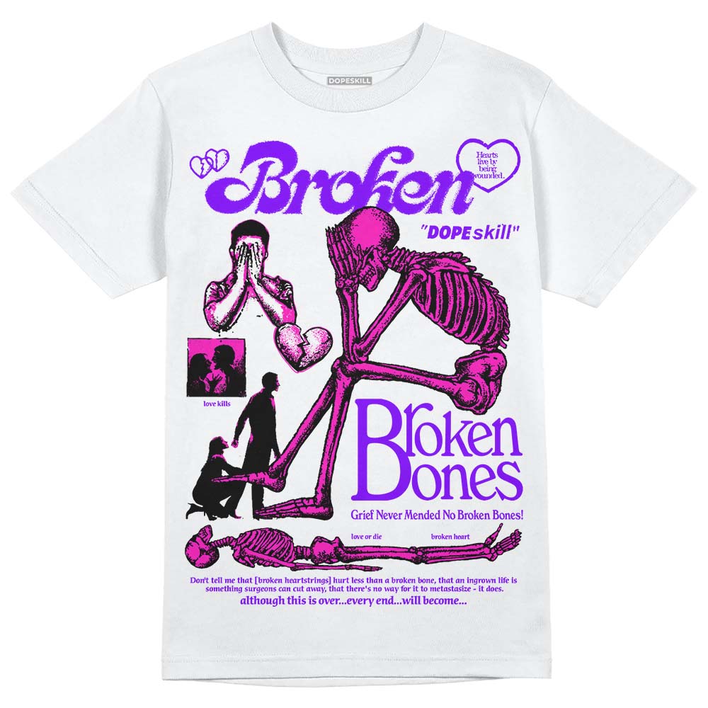 Dunk Active Fuchsia superstreetwear T-Shirt Broken Bones Graphic