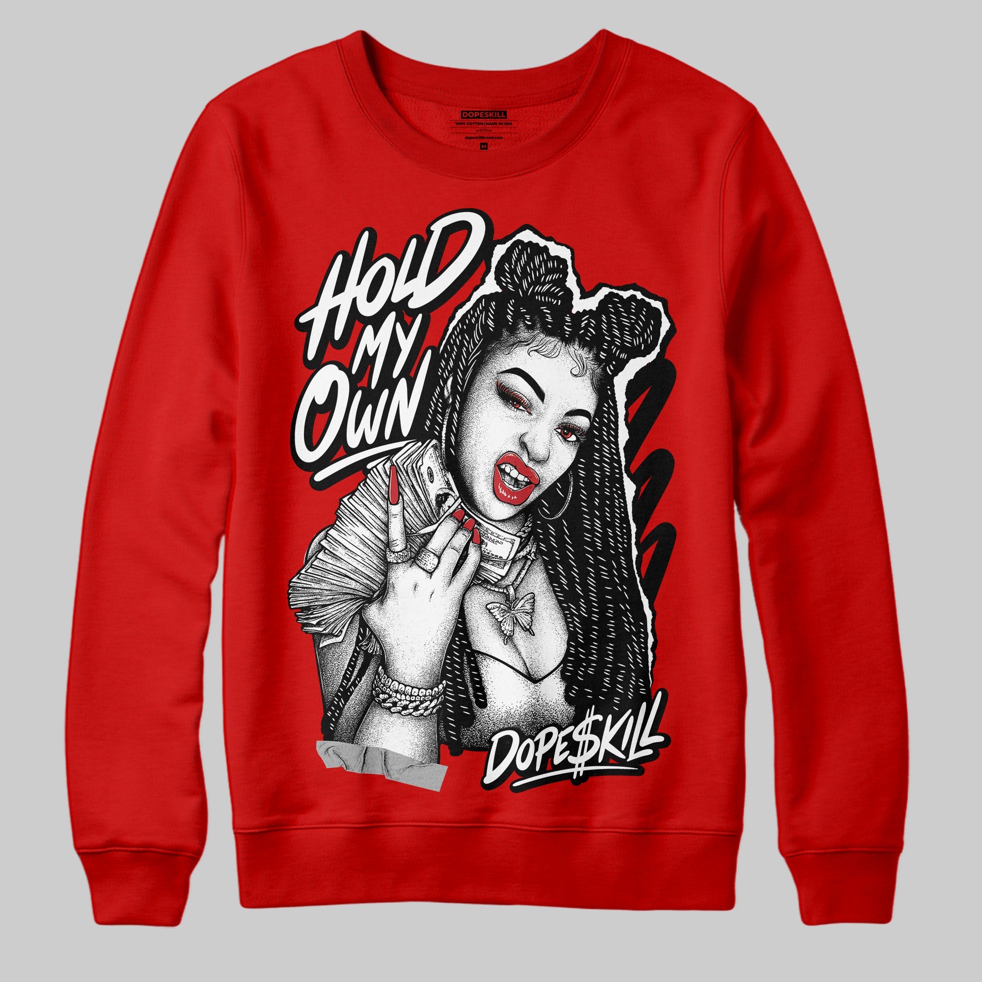 Bred Velvet 11s superstreetwear Red Sweatshirt New H.M.O Graphic