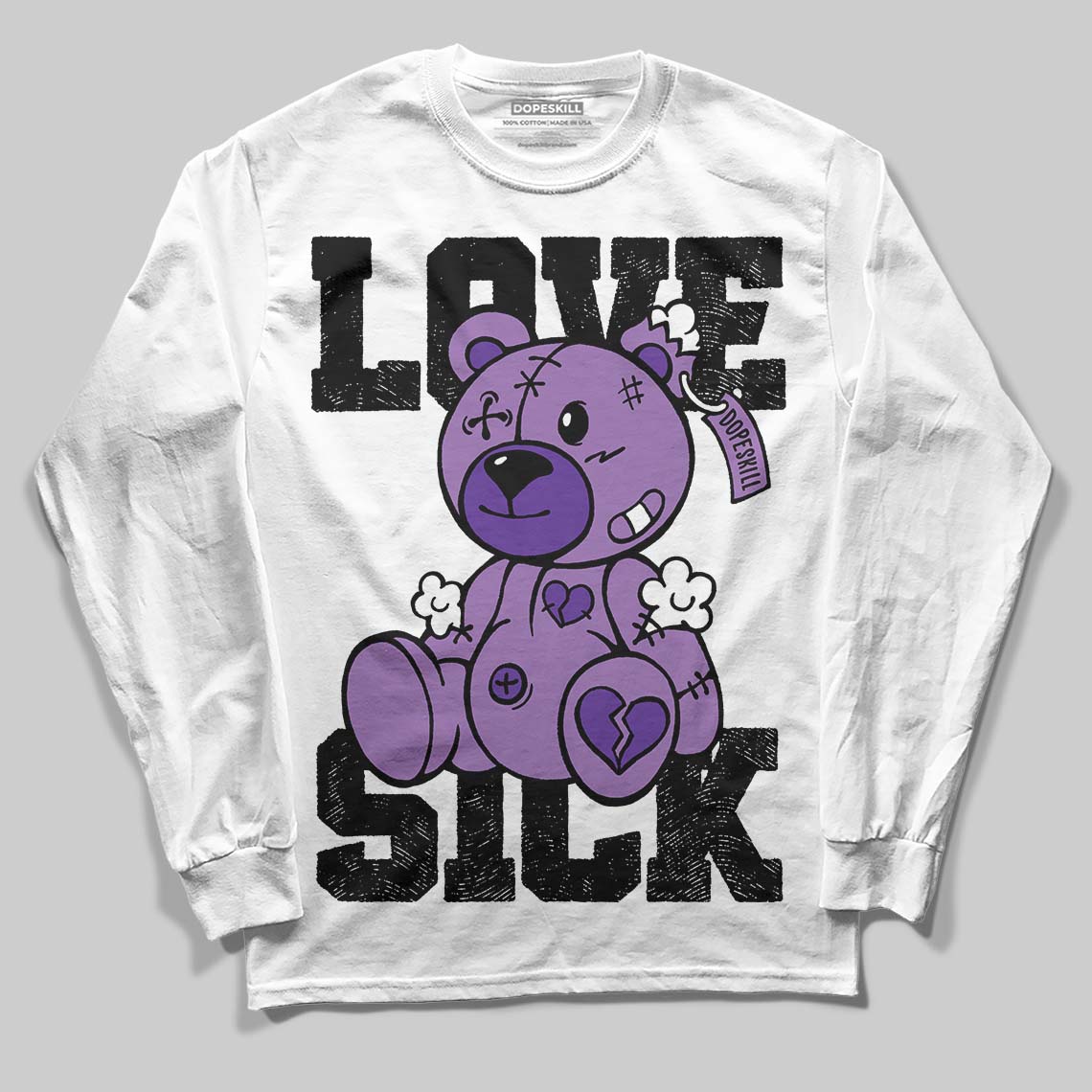 PURPLE Collection superstreetwear Long Sleeve T-Shirt Love Sick Graphic