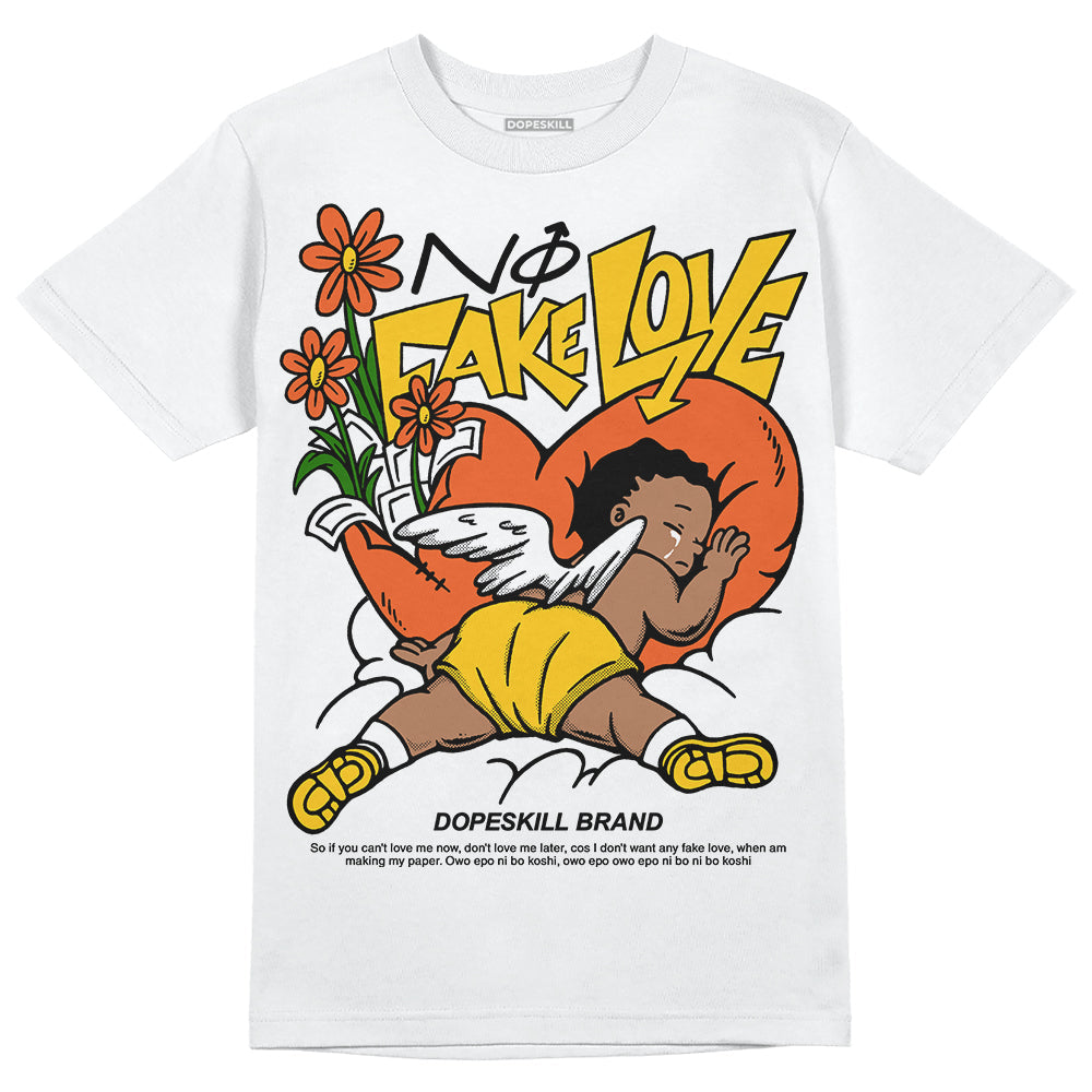Yellow Collection superstreetwear T-Shirt No Fake Love Graphic