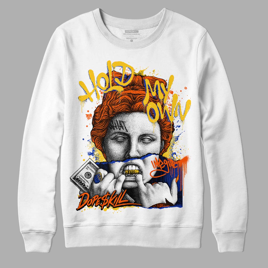 Dunk Low Futura Orange Blaze superstreetwear Sweatshirt Hold My Own Graphic