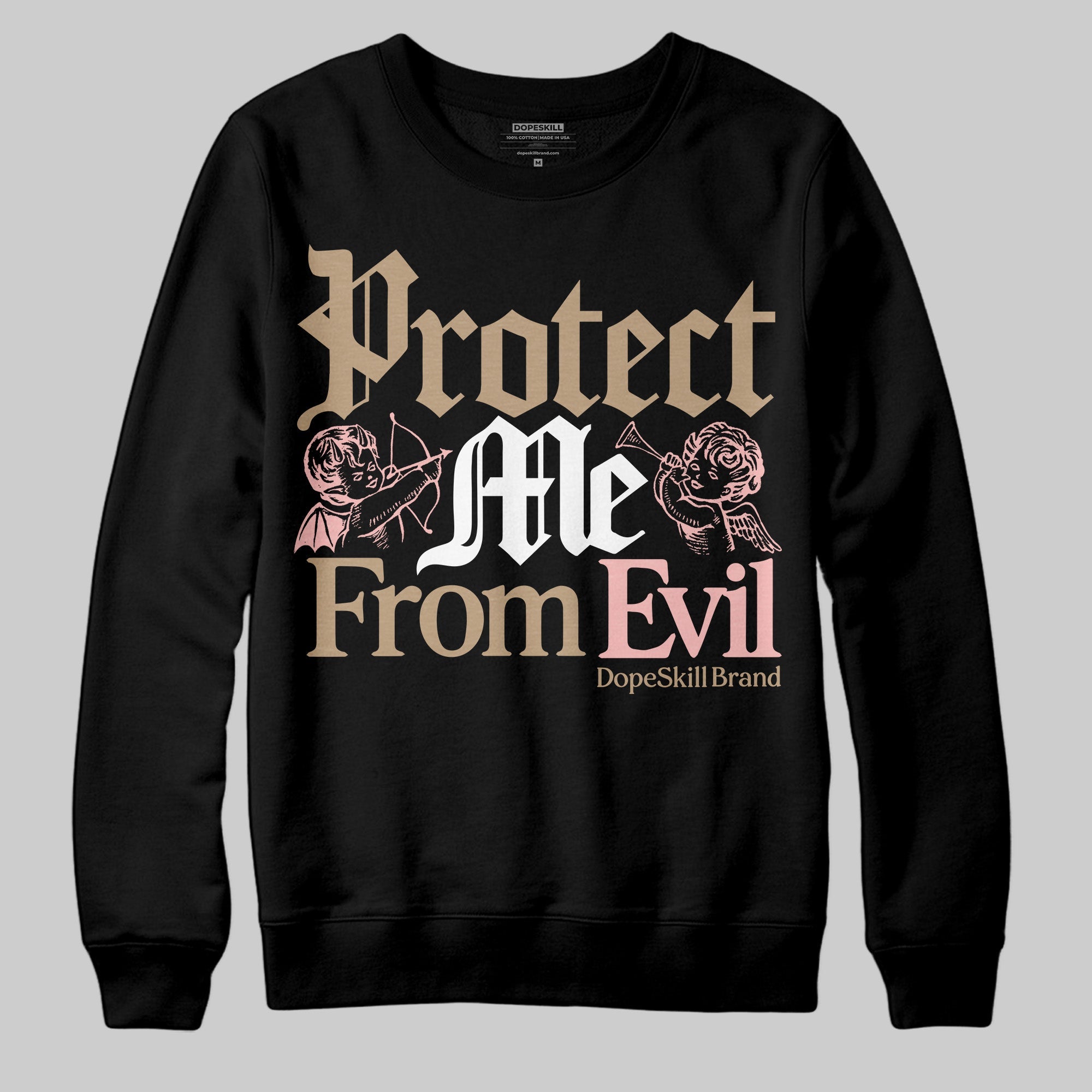 AIR FORCE 1 LINEN superstreetwear Sweatshirt Protect Me From Evil Graphic