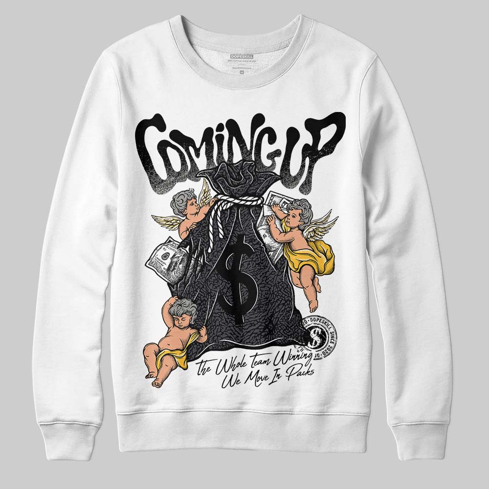 Black Cat 3s superstreetwear Sweatshirt Money Bag Coming Up Graphic