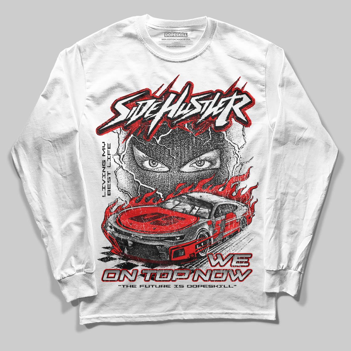 Dunk Panda White Black superstreetwear Long Sleeve T-Shirt New Side Hustler Graphic