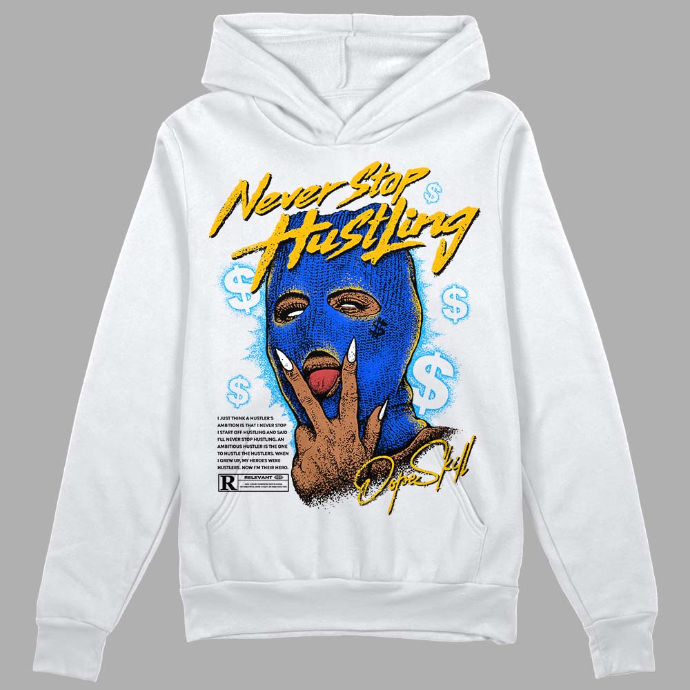 Royal Blue Collection superstreetwear Hoodie Sweatshirt Never Stop Hustling Graphic