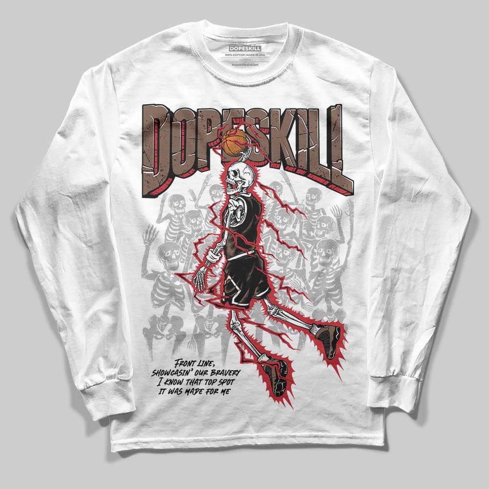 Olive 9s superstreetwear Long Sleeve T-Shirt Thunder Dunk Graphic