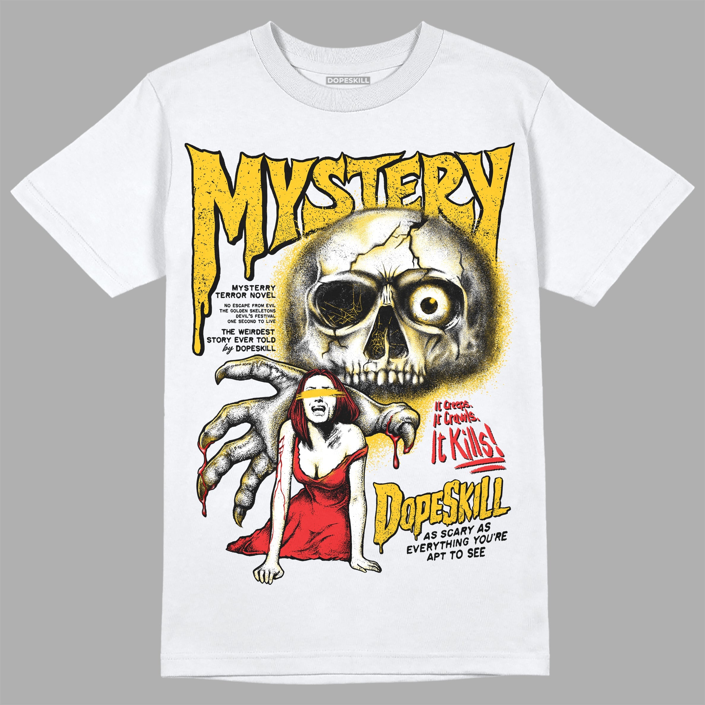 Yellow Collection superstreetwear T-Shirt Mystery Ghostly Grasp Graphic
