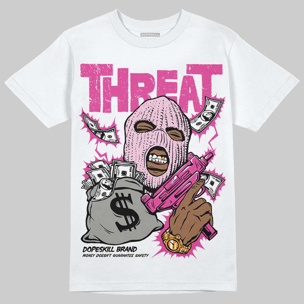 Triple Pink Dunk superstreetwear T-Shirt Under Threat Graphic