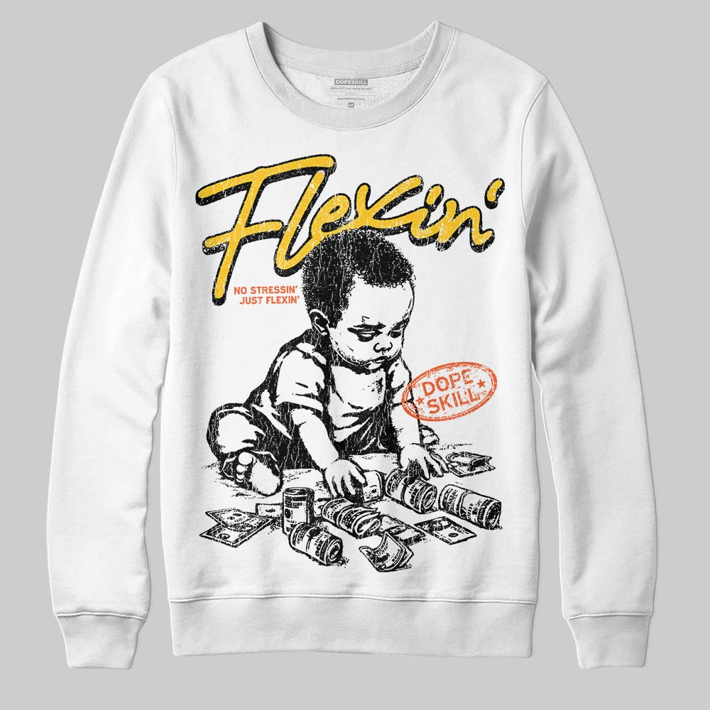 Yellow Collection superstreetwear Sweatshirt Flexin' Graphic
