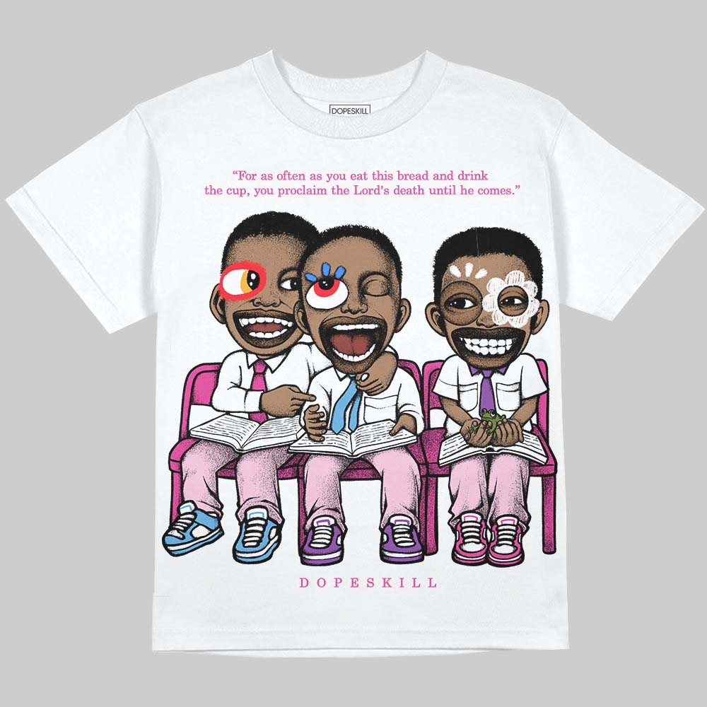 Triple Pink Dunk superstreetwear Oversize Print T-Shirt First Sunday Graphic
