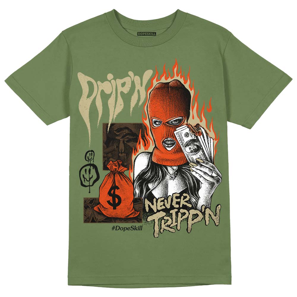 Olive Collection superstreetwear Olive T-shirt Drip'n Never Tripp'n Graphic