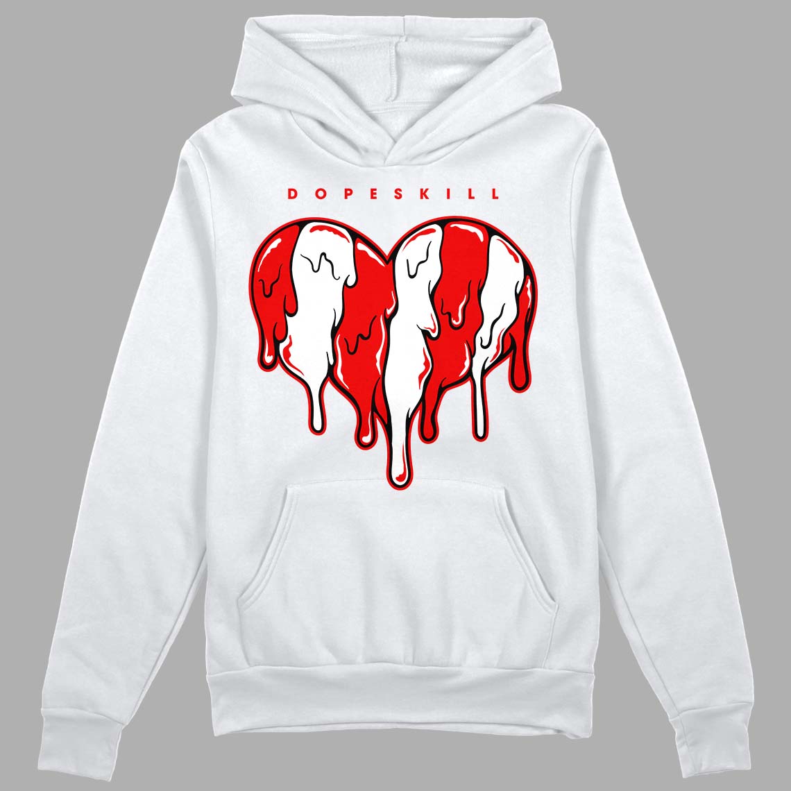 Cherry 11s superstreetwear Hoodie Sweatshirt Slime Drip Heart Graphic