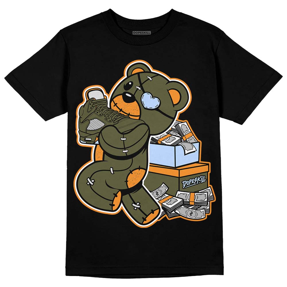 Olive 5s superstreetwear T-Shirt Bear Steals Sneaker Graphic