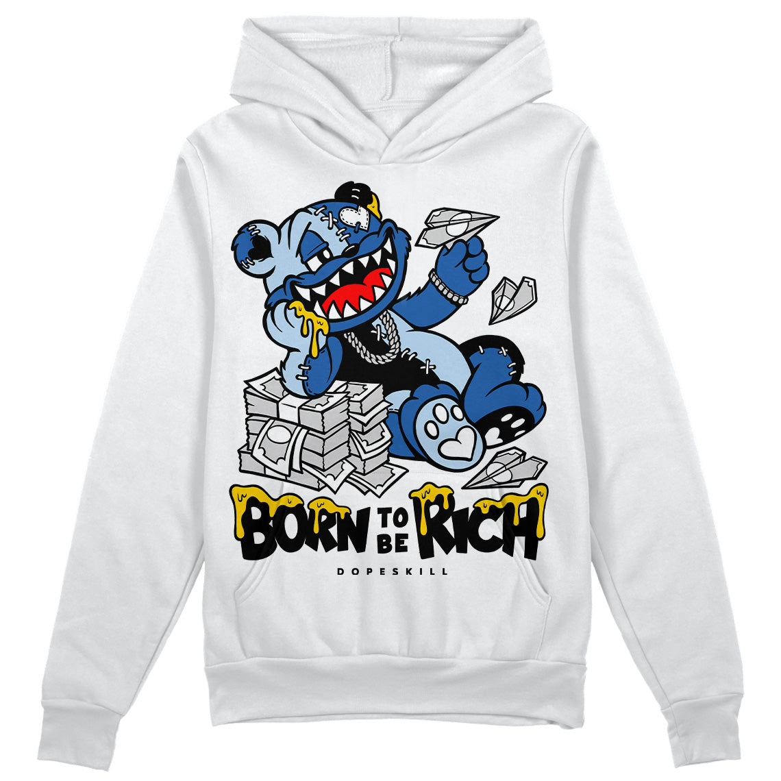 Space Jam 11s superstreetwear Hoodie Sweatshirt Born To Be Rich Graphic