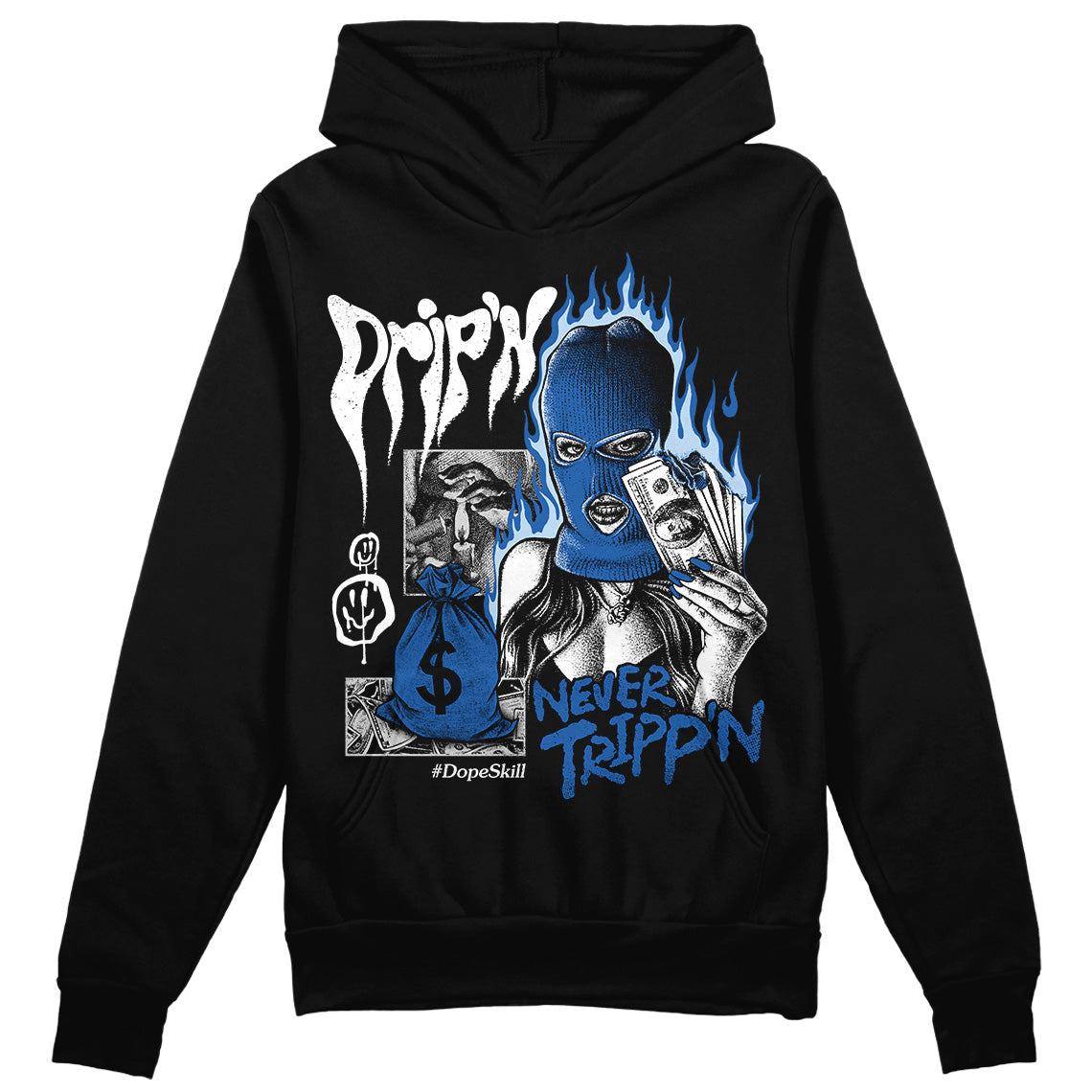 Space Jam 11s superstreetwear Hoodie Sweatshirt Drip'n Never Tripp'n Graphic