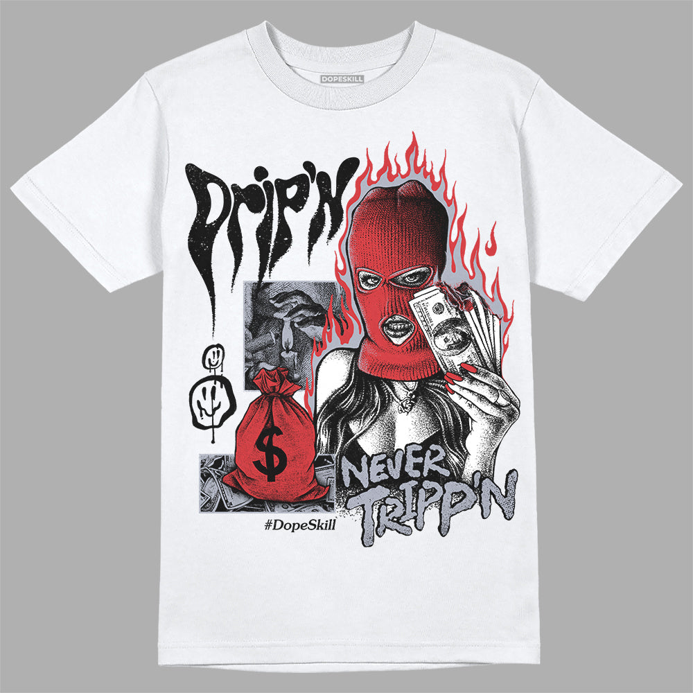 Bred Reimagined 4s superstreetwear T-Shirt Drip'n Never Tripp'n Graphic