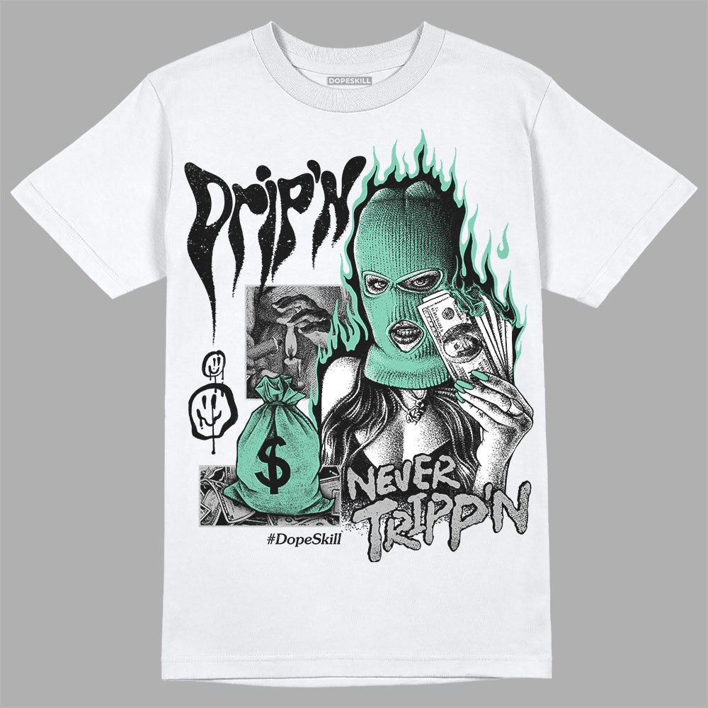 Green Glow 3s superstreetwear T-Shirt Drip'n Never Tripp'n Graphic