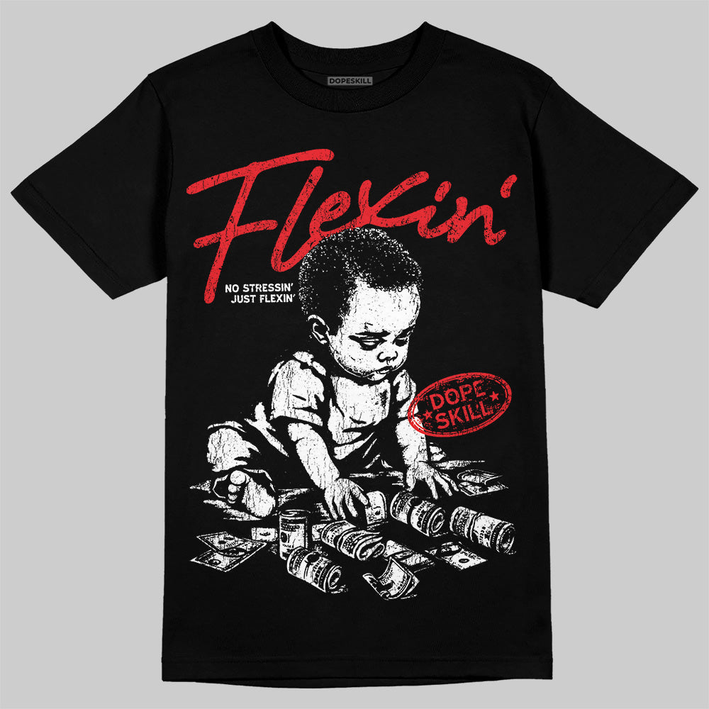 Cherry 11s superstreetwear T-Shirt Flexin' Graphic