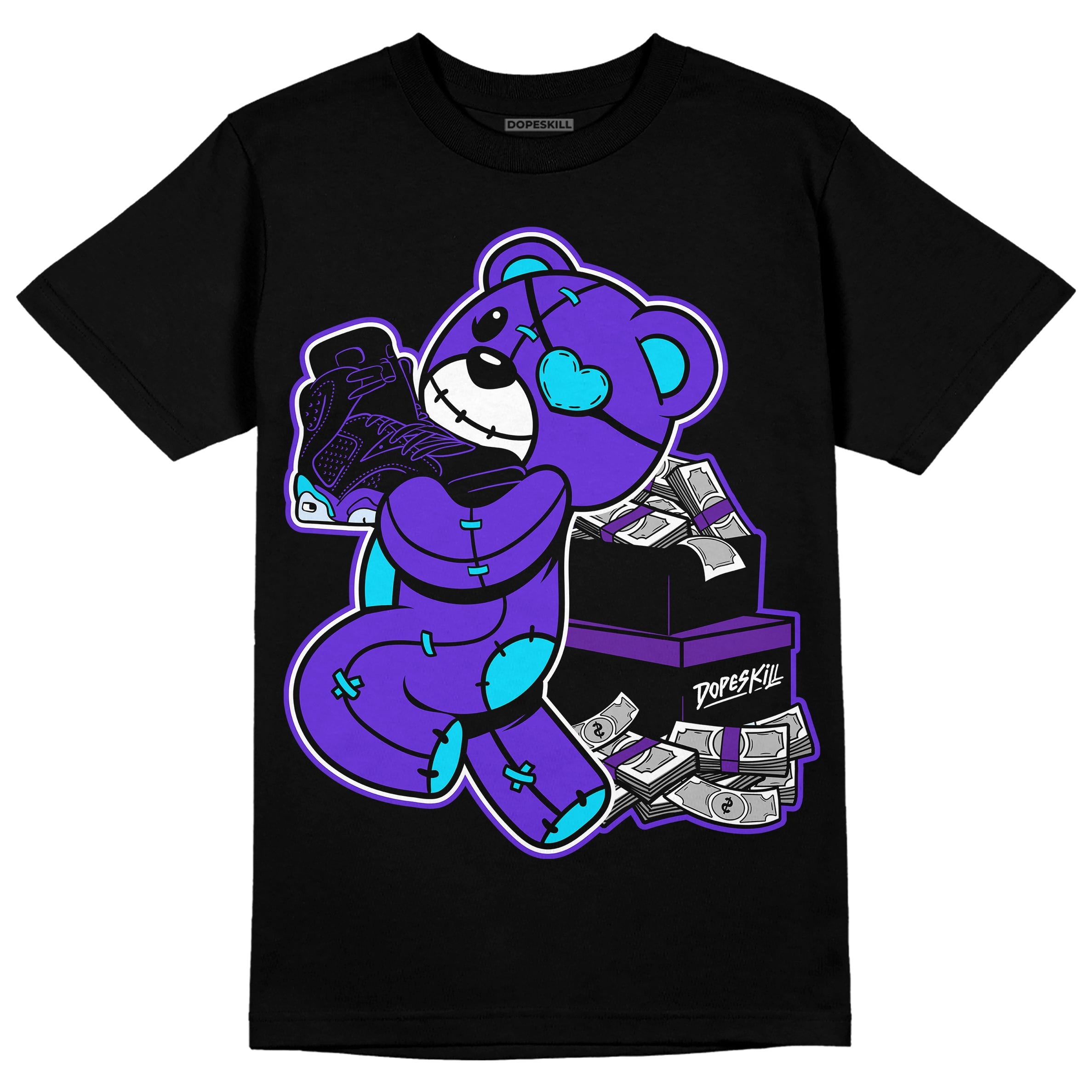 Aqua 6s superstreetwear T-Shirt Bear Steals Sneaker Graphic