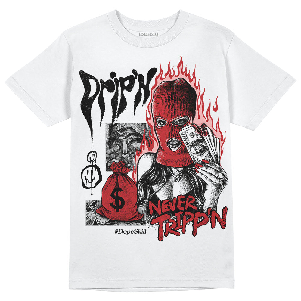 Red Taxi 12s superstreetwear T-Shirt Drip'n Never Tripp'n Graphic