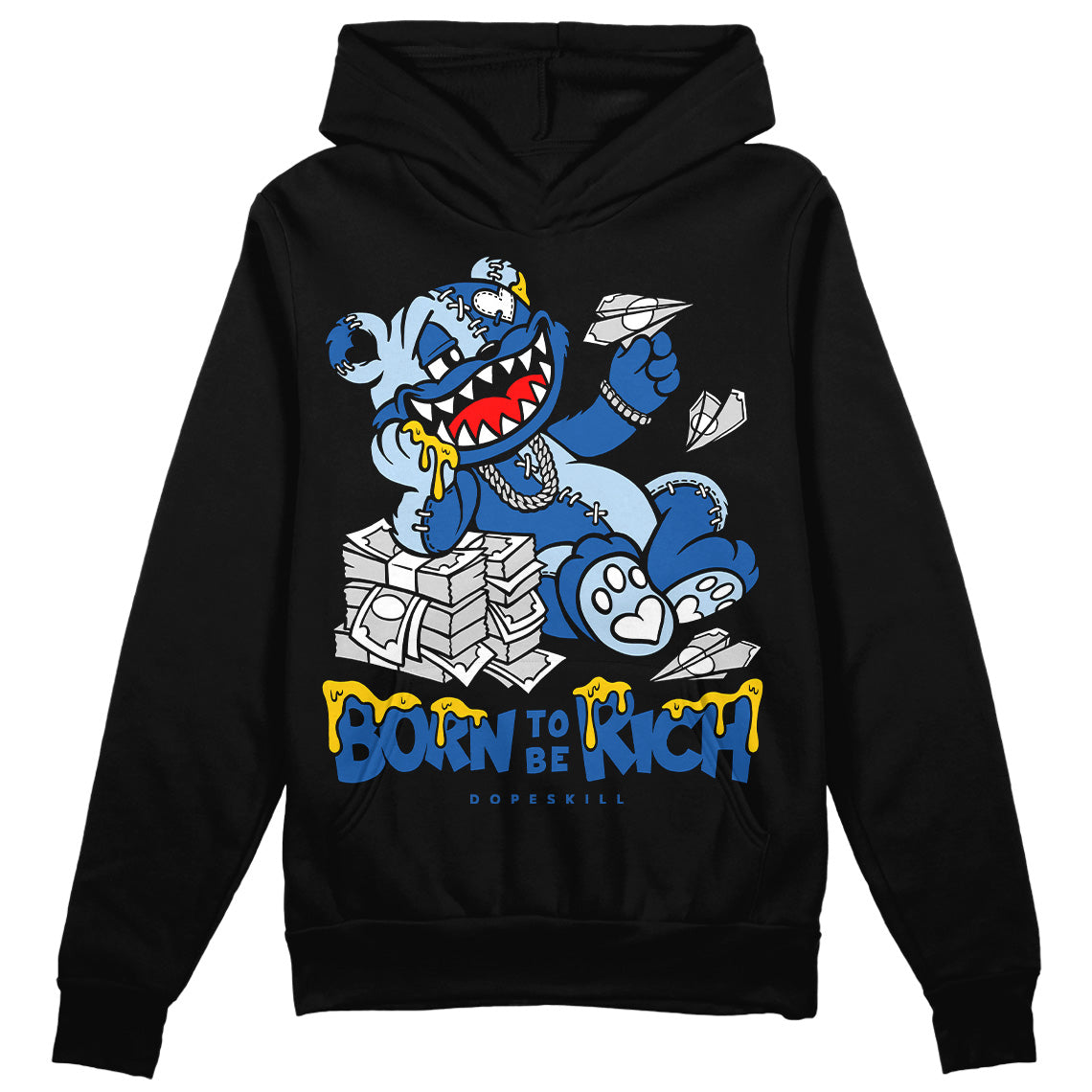 Space Jam 11s superstreetwear Hoodie Sweatshirt Born To Be Rich Graphic