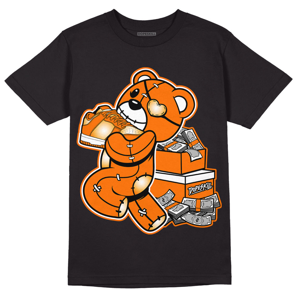 Dunk Low Magma Orange superstreetwear T-Shirt Bear Steals Sneaker Graphic