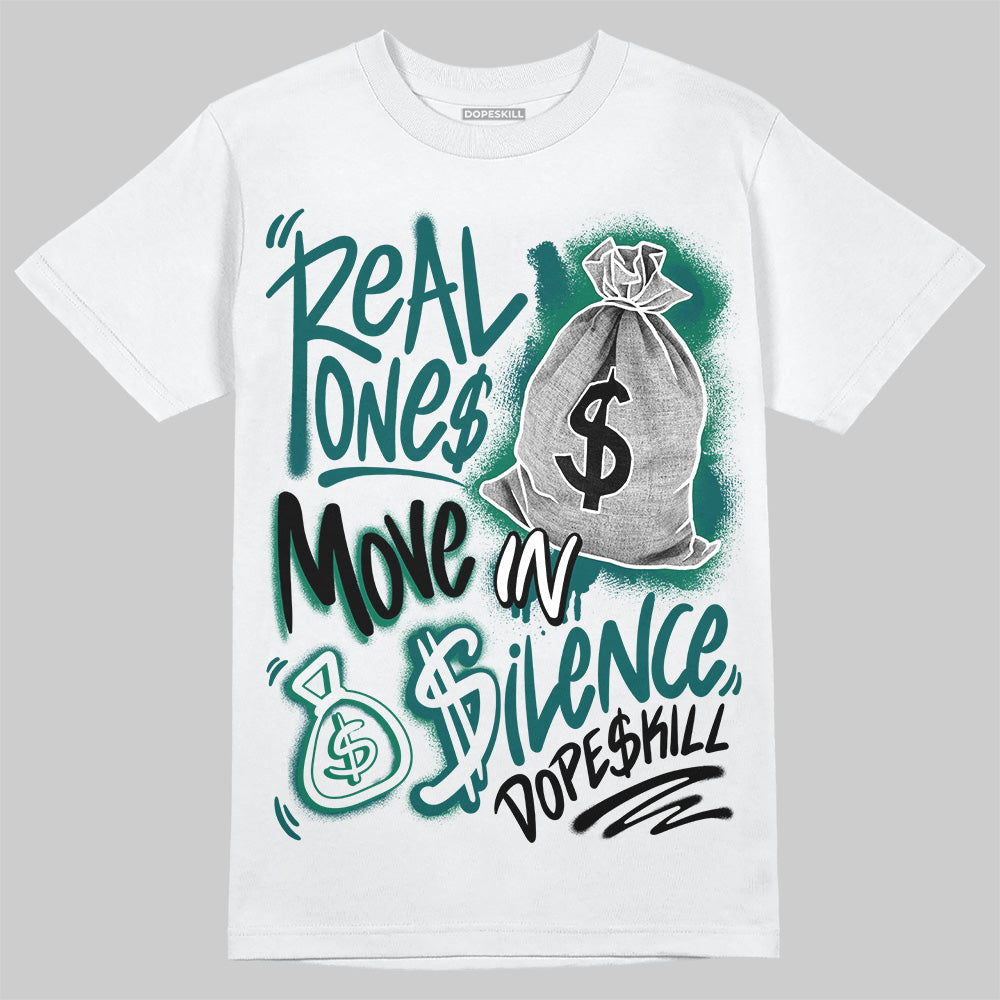 Gel 1130 White Dark Neptune superstreetwear T-Shirt Real Ones Move In Silence Graphic