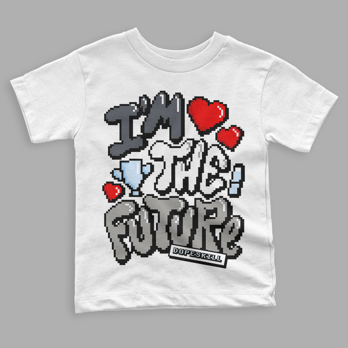Cool Grey 11s superstreetwear Toddler Kids T-shirt I'm The Future Graphic