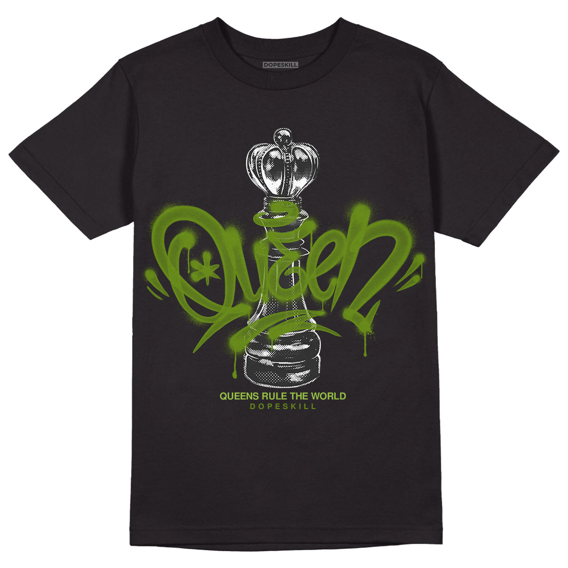 Dunk Low 'Chlorophyll' superstreetwear T-Shirt Queen Chess Graphic
