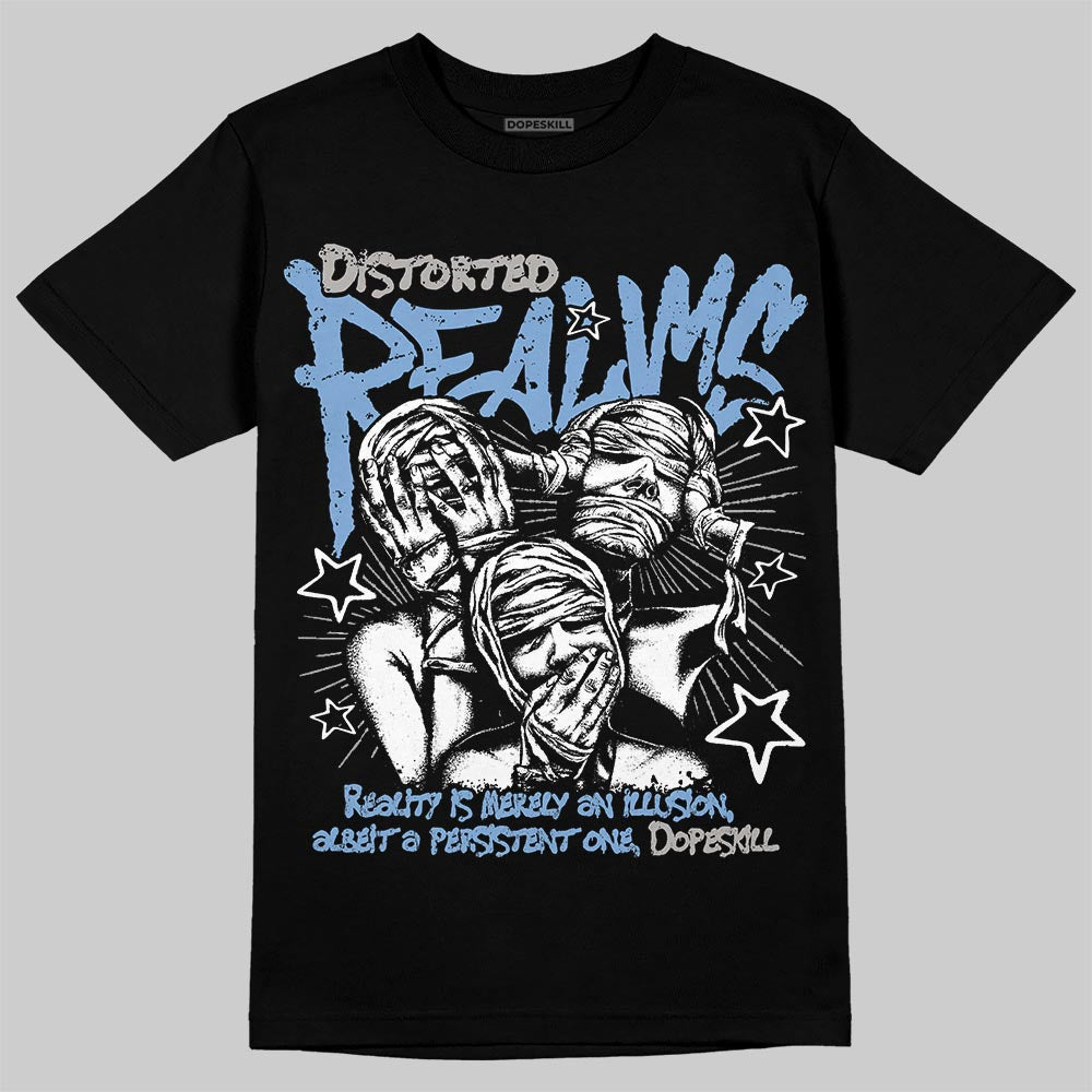 University Blue 5s superstreetwear T-Shirt Distorted Realms Graphic