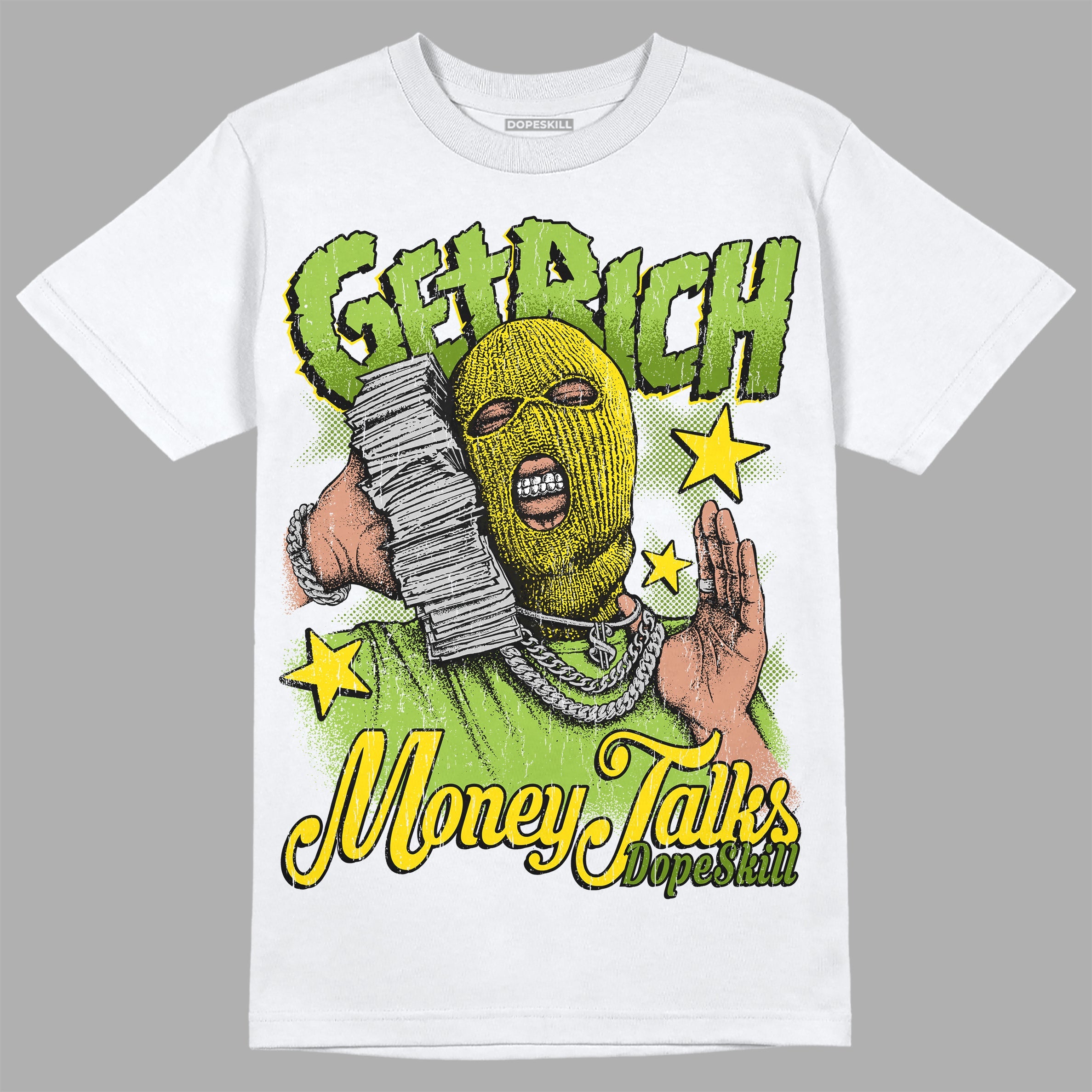 Dunk Low 'Chlorophyll' superstreetwear T-Shirt Get Rich Graphic