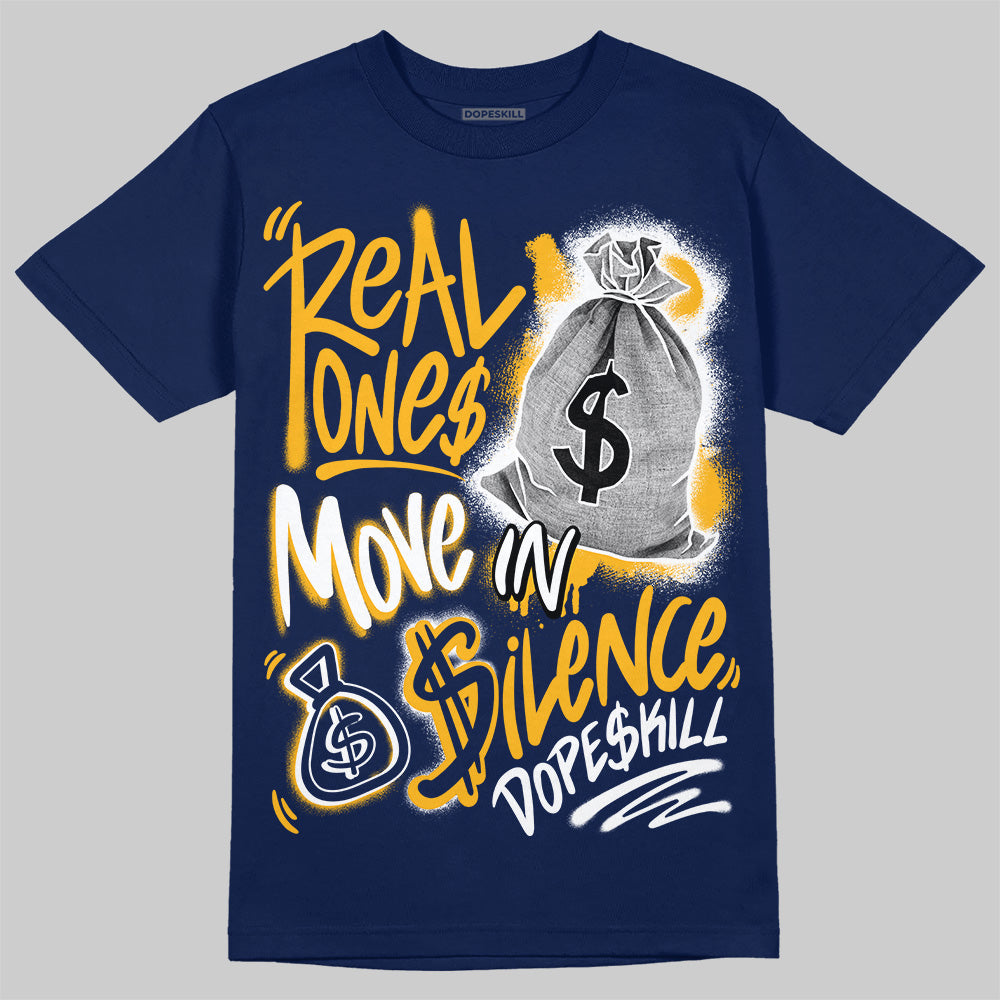 Retro Dunk From Above 4s superstreetwear T-Shirt Real Ones Move In Silence Graphic