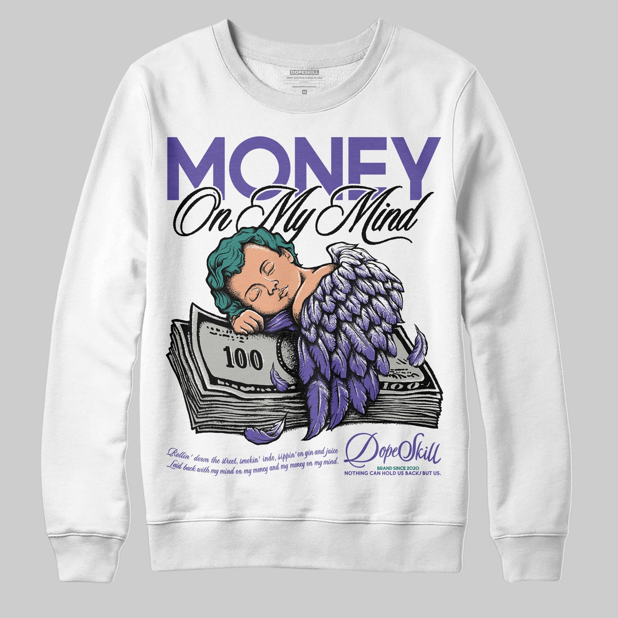 Grape 5s superstreetwear Sweatshirt MOMM Graphic
