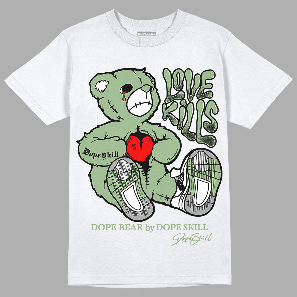 Seafoam 4s superstreetwear T-Shirt Love Kills Graphic