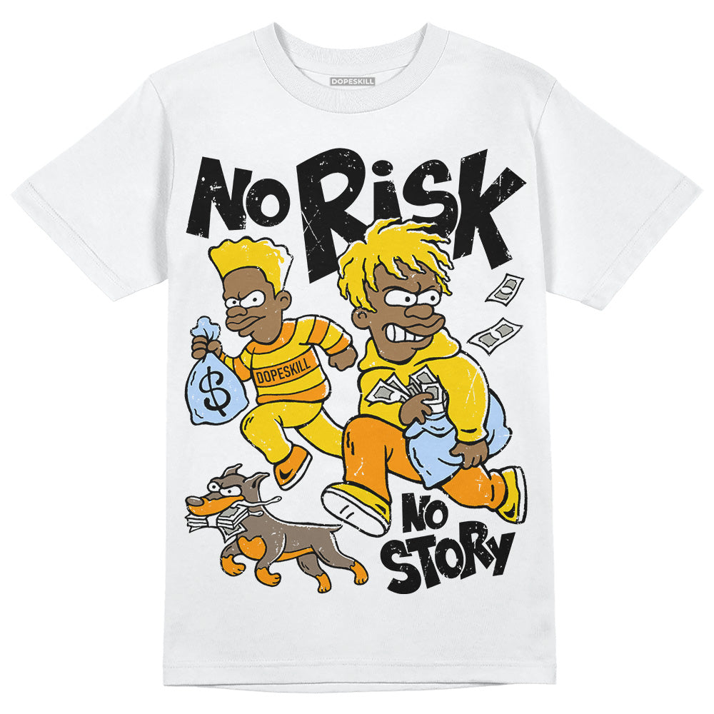 Yellow Ochre 6s superstreetwear T-Shirt No Risk No Story Graphic